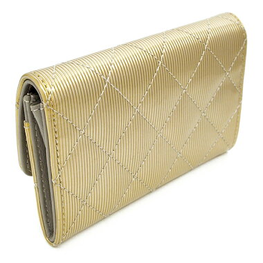 [Used] [Goods] Chanel business card holder Matrasse CC logo silver hardware Koko Mark A50169 card case [small goods, miscellaneous goods]