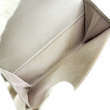 [Used] [Goods] Chanel business card holder Matrasse CC logo silver hardware Koko Mark A50169 card case [small goods, miscellaneous goods]