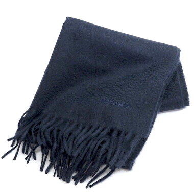 【中古】【未使用品・新古品】エルメス無地ワンポイントロゴストールH393700Tマフラー【小物・雑貨】