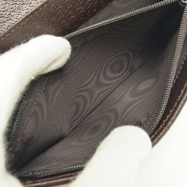 [Used] [Almost new] Gucci GG pattern logo plate bi-fold flap wallet GG canvas 244946・0959 [long wallet]