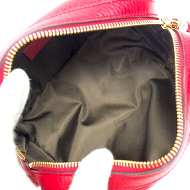 【中古】【ほぼ新品】グッチインターロッキングGタッセル付きゴールド金具コスメポーチソーホー308636・498879【アクセサリーポーチ】