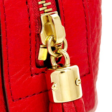 【中古】【ほぼ新品】グッチインターロッキングGタッセル付きゴールド金具コスメポーチソーホー308636・498879【アクセサリーポーチ】