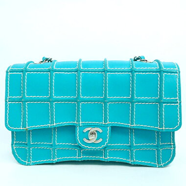 [Used] [Good Condition] Chanel 25 Single Chain Coco Mark Silver Hardware Chocolate Bar [Shoulder Bag]