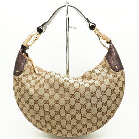 [Pre] Gucci GG Pattern One Shoulder Shoulder Gold Hardware Metal Bamboo × GG Canvas 131038 · 001013 [Shoulder Bag] [GOODA published] [Goods]