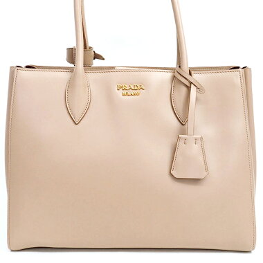 [Used] [almost new] Prada 2WAY shoulder bag gold metal fittings vibrio take 1BG098 [tote bag]