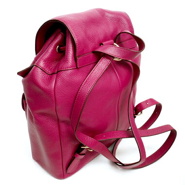 【中古】【ほぼ新品】コーチビリーリュックサックゴールド金具F37410【バックパック・リュック】