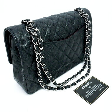 [Used] [almost new] 25W chain W flap silver metal mattresse A01112 [shoulder bag]