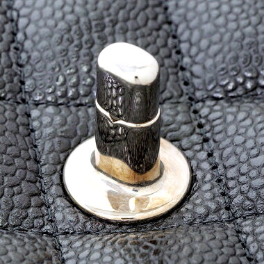 [Used] [almost new] 25W chain W flap silver metal mattresse A01112 [shoulder bag]