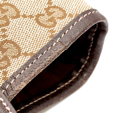 [Used] [Good Condition] Gucci GG Pattern Braided Handle Tote Bag Silver Hardware GG Canvas x Horsebit 162900002122 [Shoulder Bag]