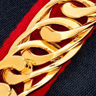 [Used] [Almost new] Gucci Sylvie Leather Mini Bag Sherry Line Top Handle Gold Chain Metal Buckle 2WAY Shoulder Web 470270493025 [Handbag]