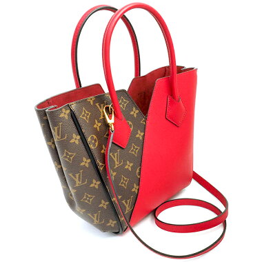 【中古】【ほぼ新品】ルイヴィトンキモノPMモノグラムM41856【トートバッグ】