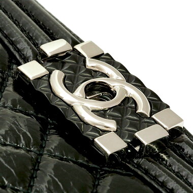 [Used] [Unused / New old goods] Chanel chain shoulder diagonally wrinkled mattresse stitch silver metal fittings Boy Chanel A67086 [Shoulder bag]