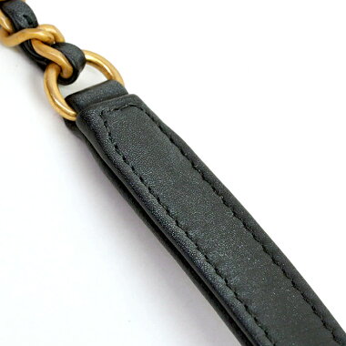 【中古】【美品】シャネルバニティケースチェーンショルダー斜め掛けアンティークゴールド金具ココマークA93343【ショルダーバッグ】