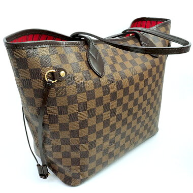 【中古】【美品】ルイヴィトンネヴァーフルMM旧ダミエN51105【トートバッグ】