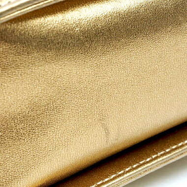 [Used] [Good Condition] Chanel Coco Mark Small Flap Chain Shoulder Antique Gold Metal Boy Chanel A66095 [Shoulder Bag]