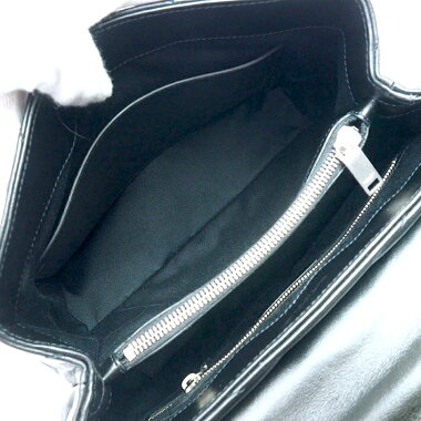 [Pre] [almost new] Yves Saint Laurent chain top handle 2WAY shoulder bag silver metal materasse 529735 [handbag]