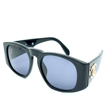 [Used] [Good Condition] Chanel CC Logo Eyewear Full Rim Gold Hardware Coco Mark 0145194305 Ladies Sunglasses [Accessories]