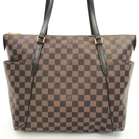 ルイヴィトン トートバッグ トータリー MM ダミエ N41281 カラー ダークブラウン ブランド LOUIS VUITTON プレゼント ギフト 新品同様 送料無料 ご褒美 秋