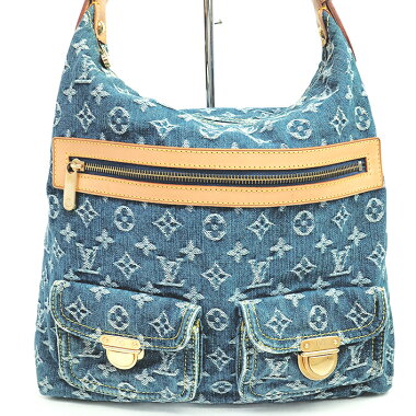 [Used] [Good Condition] Louis Vuitton Buggy GM Monogram Denim M95048 [Shoulder Bag]
