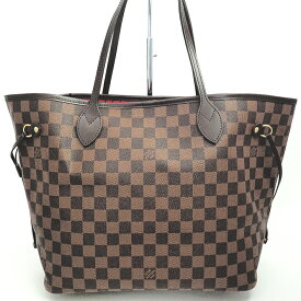 Louis Vuitton Tote Bag Neverfull MM Damier N41358 Color Dark Brown Brand LOUIS VUITTON Gift Present Good Condition Free Shipping Reward Autumn