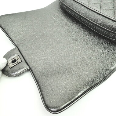 [Used] [Good Condition] Chanel Matrasse Chain Shoulder Shoulder Antique Silver Hardware Kokomark A93999 [Shoulder Bag]