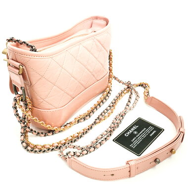 [Used] [Unused / New] Chanel Gabriel Dusmall Hobo Silver Hardware Gold Hardware Coco Mark A91810 [Shoulder Bag]