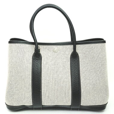 [Used] [Almost new] Hermes TPM2WAY Handbag Shoulder Bag Silver Hardware Garden Party [Tote Bag]