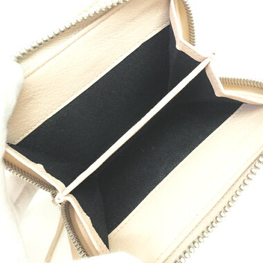 【中古】【ほぼ新品】バレンシアガビルフォードジップアラウンドコンパクトウォレット折財布ペーパー371662【二つ折り財布】