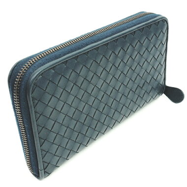 [New stock] [Pre-owned] [Good Condition] Bottega Veneta Round Zipper Long Wallet