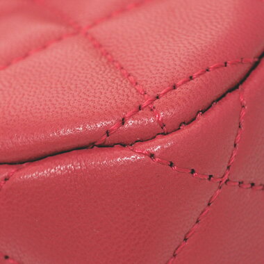 【新入荷商品】【中古】【美品】シャネルバレンタインシリーズココマークウッドチャーム付きWチェーンショルダーアンティークゴールド金具マトラッセA49199【ショルダーバッグ】