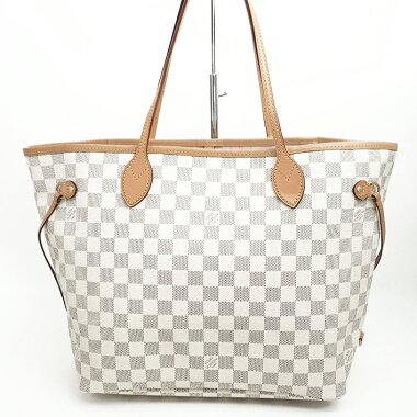[New stock] [Used] [Almost new] Louis Vuitton Neverfull MM Damier Azur N41605 [Tote Bag]