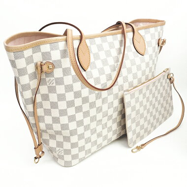 [New stock] [Used] [Almost new] Louis Vuitton Neverfull MM Damier Azur N41605 [Tote Bag]
