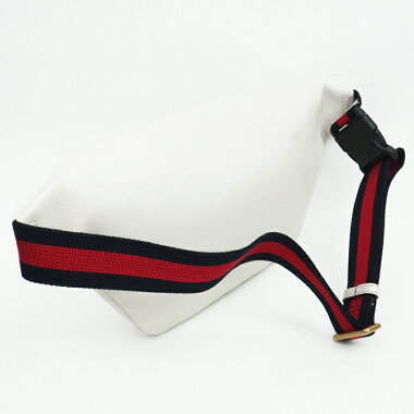 【新入荷商品】【中古】【未使用品・新古品】グッチシェリーラインベルトバッグウェブプリント530412・525040【ボディバッグ・ウエストポーチ】