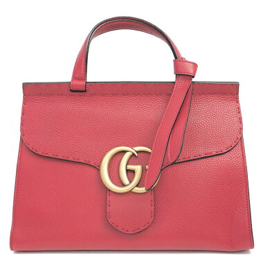[New Arrival] [Used] [Almost New] Gucci 2WAY Shoulder Bag Antique Gold Hardware GG Marmont 421890/498879 [Handbag]