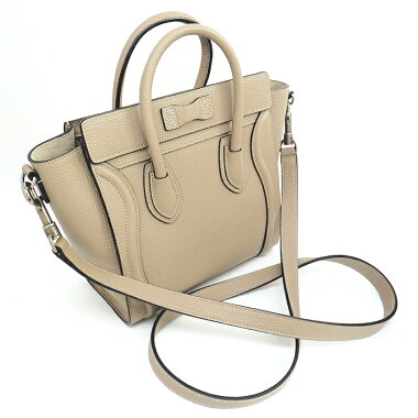 [New arrival products] [Used] [Almost new] Nano shopper 2WAY shoulder bag diagonally hanging luggage 168243DRU.03UN [Handbag]