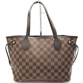 ルイヴィトン トートバッグ ネヴァーフル PM ダミエ N51109 LOUIS VUITTON ルイ・ヴィトン ビトン レディース ブランド ブラウン 茶色 美品 中古 送料無料