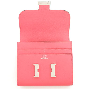 【GOODA掲載】【新入荷商品】【中古】【未使用品・新古品】コンパクトウォレットシルバー金具コンスタンスH073631CK8W【二つ折り財布】