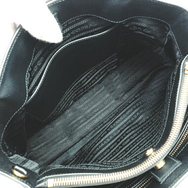 [GOODA posted] [New arrival goods] [Used] Galleria bag Triangle logo 2WAY handbag Shoulder bag Gold metal fittings Saffir Norx 1BA874 [Tote bag]