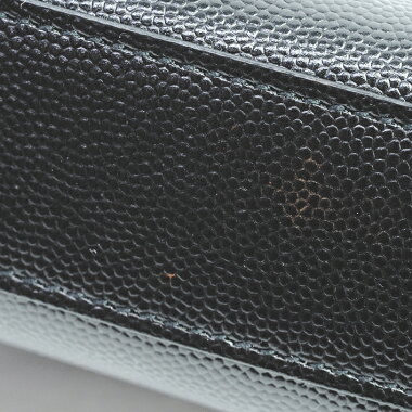 [GOODA] [New Arrivals] [Used] Classic Satchel YSL Logo Chain Shoulder Diagonal Crossbody Black Hardware Kate 364021 [Shoulder Bag]