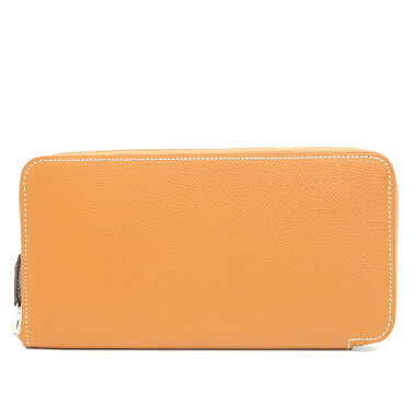 【GOODA掲載】【新入荷商品】【中古】シルクインラウンドファスナーシルバー金具アザップロング【長財布】