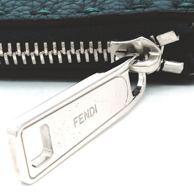 [GOODA] [New stock] [Used] Fendi second bag hand stitch by color silver metal fittings Celeria 7VA350 [clutch bag]