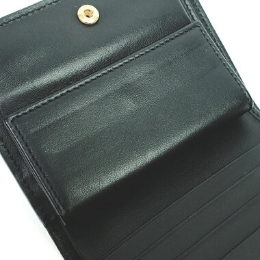 【GOODA掲載】【新入荷商品】【中古】フェンディスモールウォレットミニ財布ゴールド金具エフイズ8M0387【二つ折り財布】