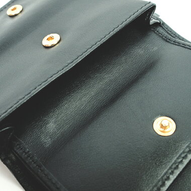 【GOODA掲載】【新入荷商品】【中古】フェンディスモールウォレットミニ財布ゴールド金具エフイズ8M0387【二つ折り財布】