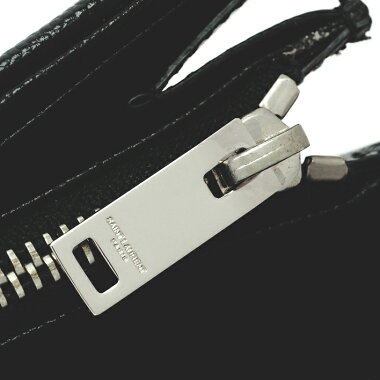 [GOODA] [New stock] [pre-owned] Yves Saint Laurent YSL logo quilting stitch bi-fold flap wallet silver hardware monogram matrasse 372264BOW021000 [long wallet]