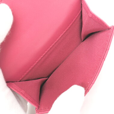 【GOODA掲載】【新入荷商品】【中古】シャネルマトラッセCC三つ折りスモールコンパクトウォレットシルバー金具ココマークA84401【二つ折り財布】