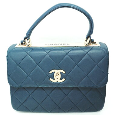 [GOODA] [New Products] [Pre-owned] [Good Condition] Chanel Small Top Handle Flap Bag Matrassegor d Metal Fitting Coco Mark A92236 [Handbag]