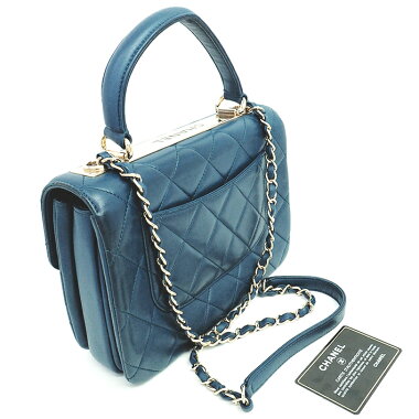 [GOODA] [New Products] [Pre-owned] [Good Condition] Chanel Small Top Handle Flap Bag Matrassegor d Metal Fitting Coco Mark A92236 [Handbag]