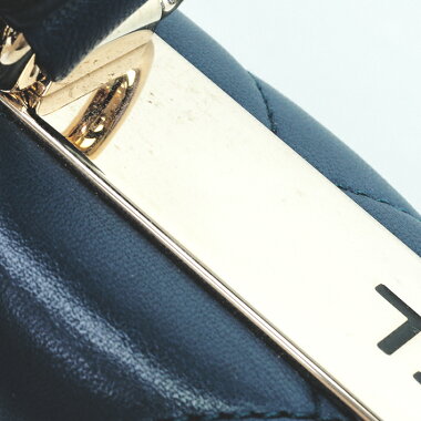 [GOODA] [New Products] [Pre-owned] [Good Condition] Chanel Small Top Handle Flap Bag Matrassegor d Metal Fitting Coco Mark A92236 [Handbag]