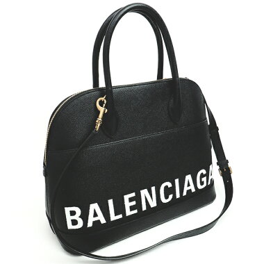 [Published on GOODA] [New stock] [Pre-owned] [Beautiful goods] Balenciaga M logo print 2WAY shoulder bag bill gold fittings ville 5190360 [handbag]