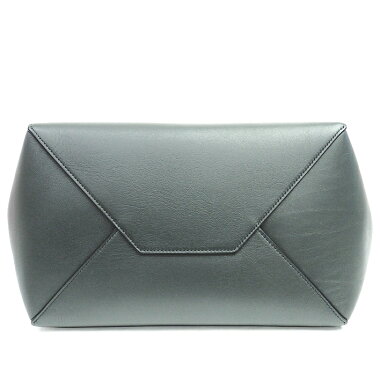 【GOODA掲載】【新入荷商品】【中古】【ほぼ新品】セリーヌファントムスモールタッセルバイカラーマットゴールド金具カバ176703【トートバッグ】